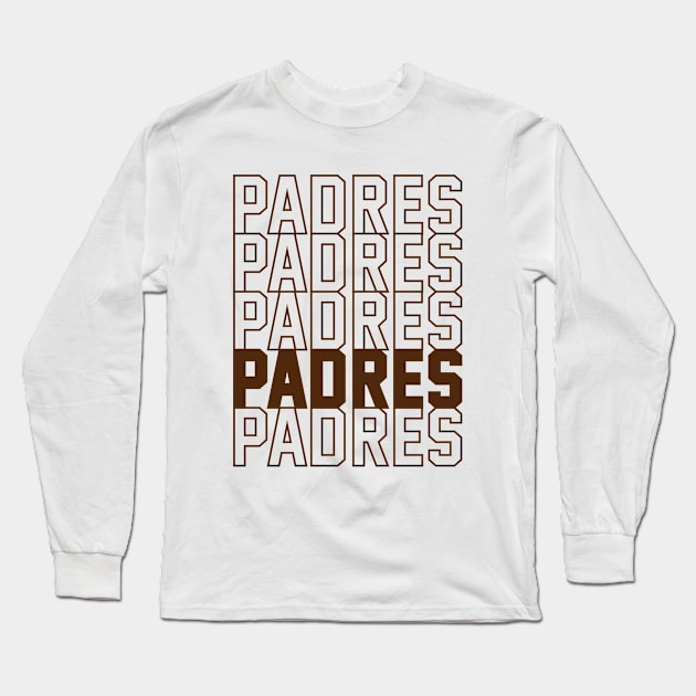 PADRES Long Sleeve T-Shirt by Throwzack